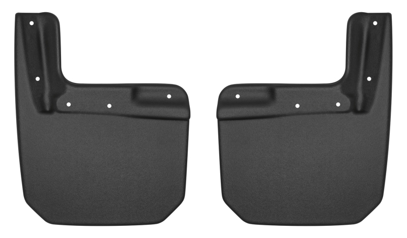 Jeep Wrangler JLU Mud Guards - Front - Husky Liners - Custom-Molded, Paintable Matte Finish - Black - `18-`24 Jeep Wrangler JLU Mud Guards - Front - Husky Liners - Custom-Molded, Paintable Matte Finish - Black - `18-`24